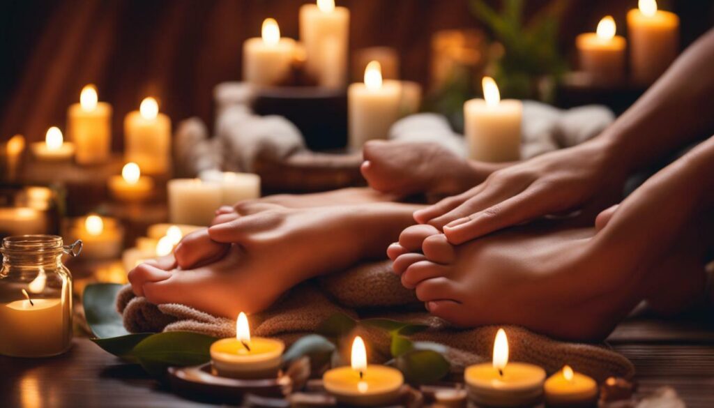 reflexologia para aliviar o estresse