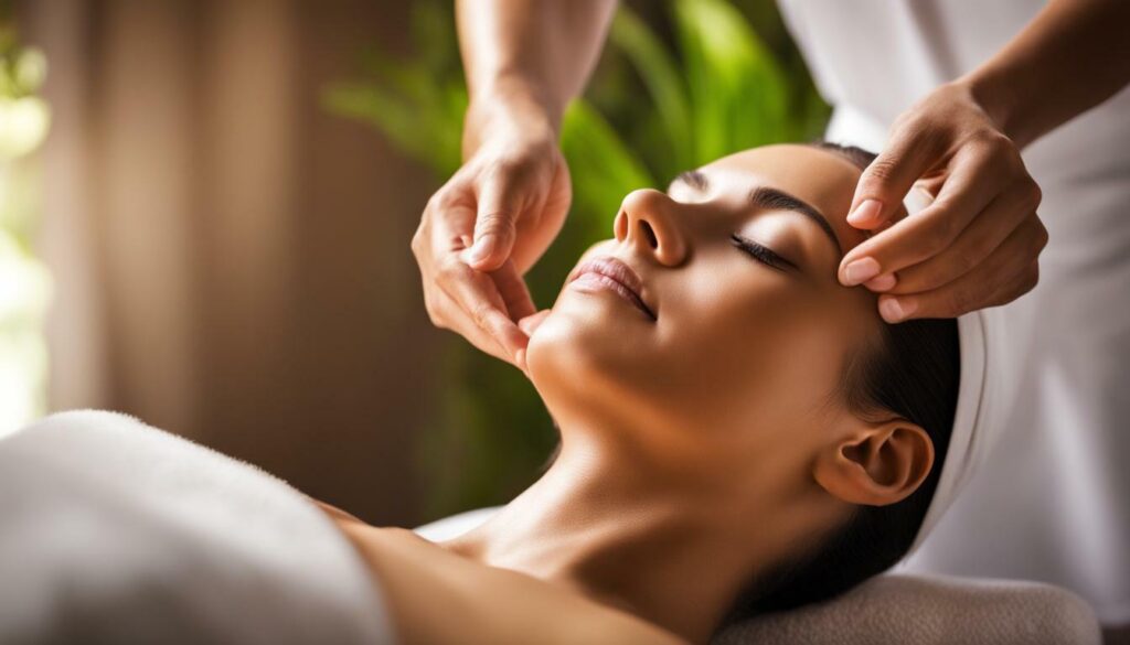 Massagem facial