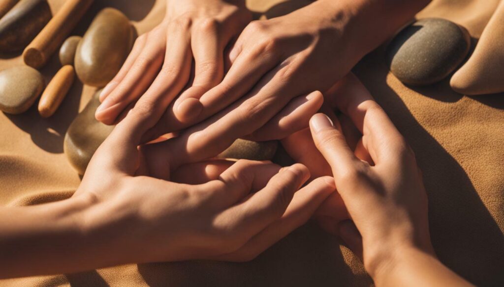 reflexologia para aliviar a dor nas mãos
