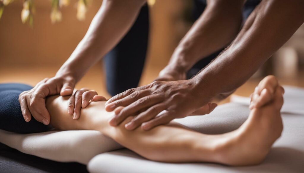 reflexologia para aumentar a flexibilidade