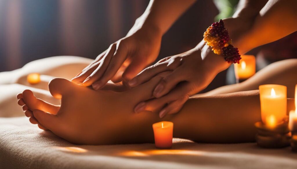reflexologia para harmonizar os chakras