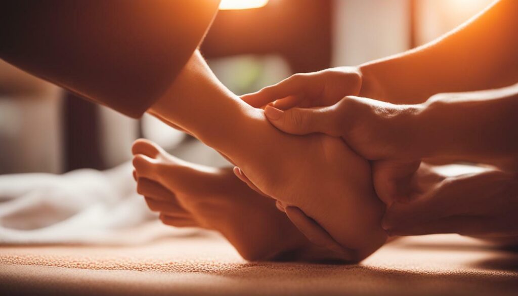reflexologia para promover a recuperação pós-treino